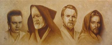 Star Wars Artwork Star Wars Artwork Evolution of Obi-Wan